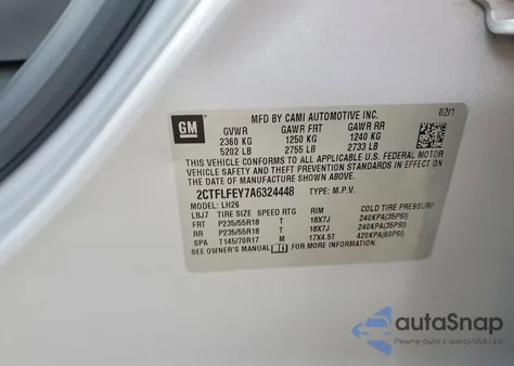 2010 GMC Terrain from USA, damaged, VIN 2CTFLFEY7A6324448